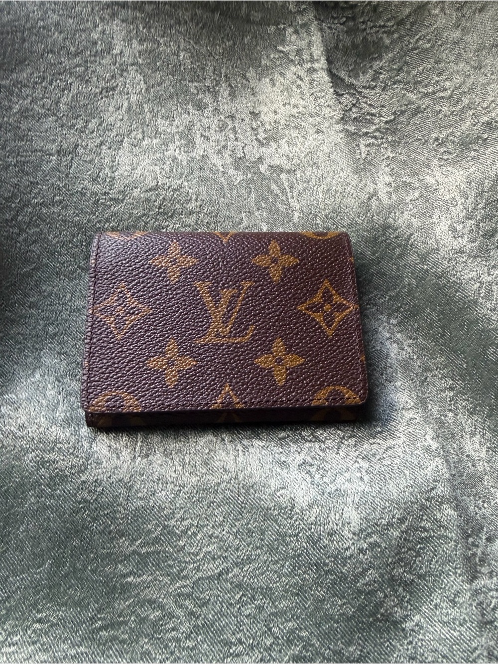 Louis Vuitton Monogram Canvas Card Holder in Brown and Gold - Picture 1 of 10